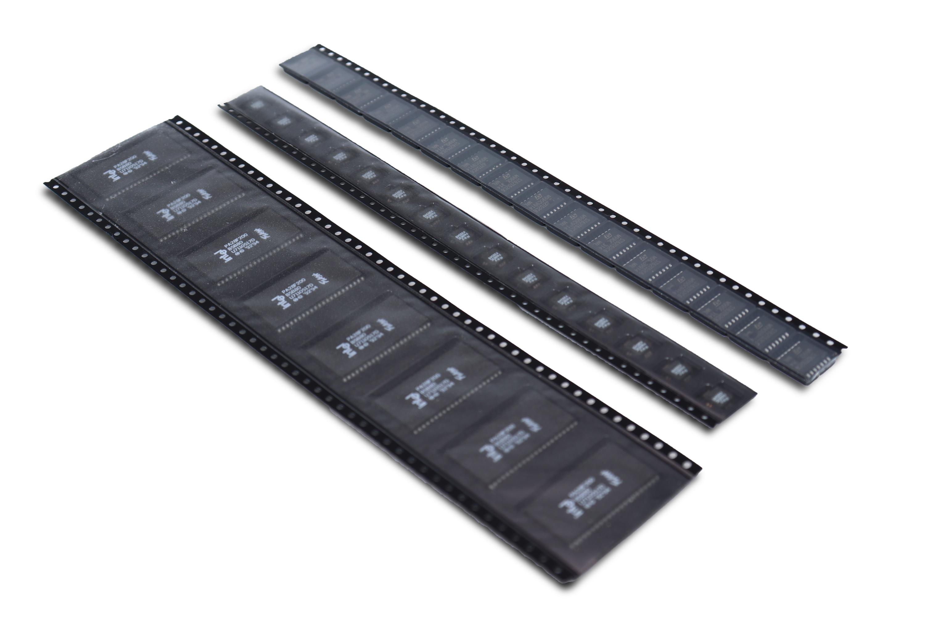 smd components in carrier tape